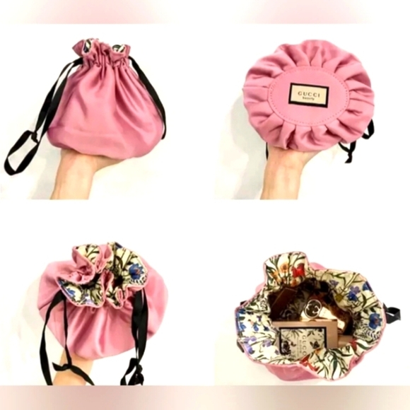 GUCCI Cosmetic Drawstring Pouch, EUC - Picture 2 of 3